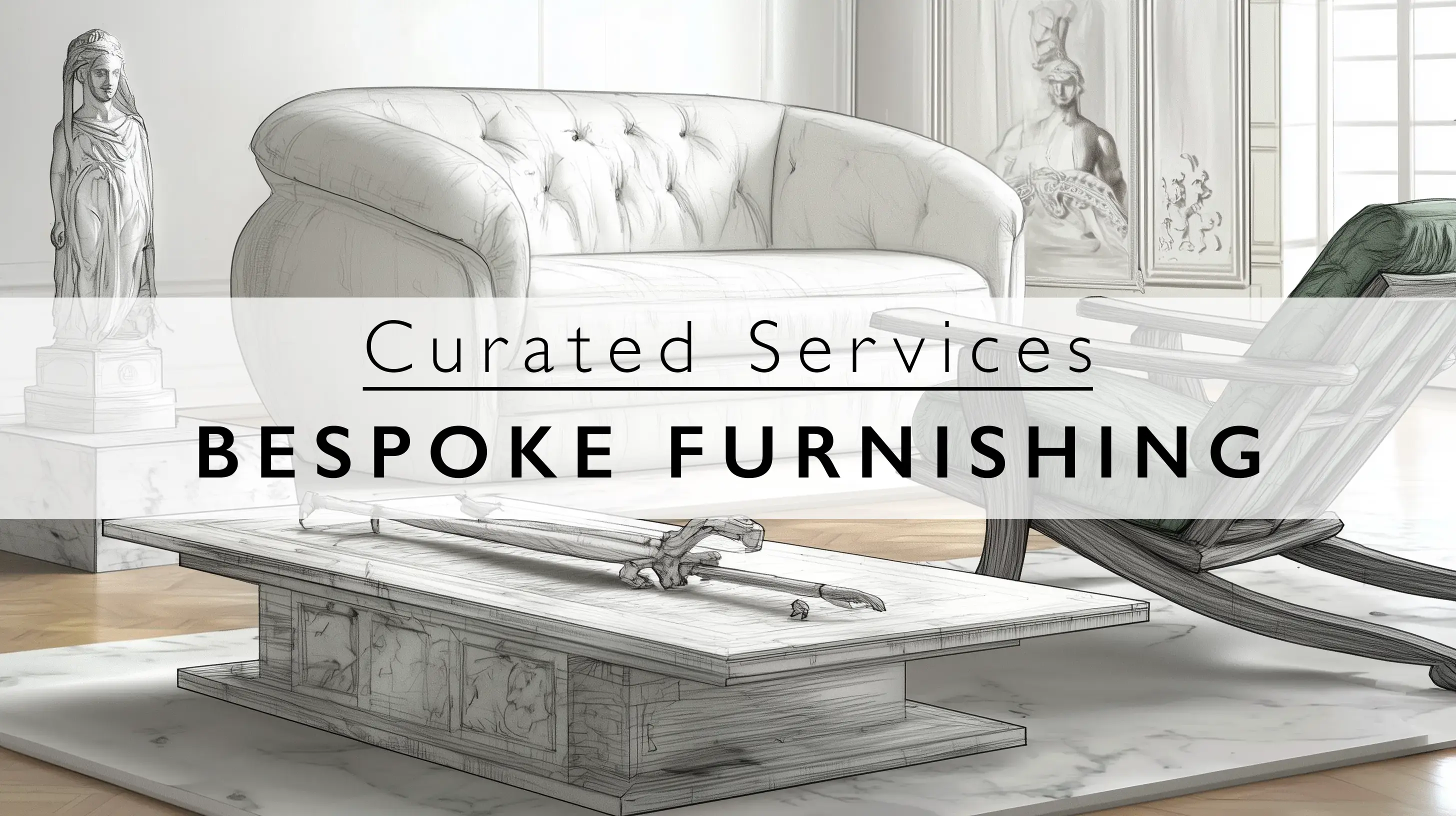 Bespoke furnishing and material selection